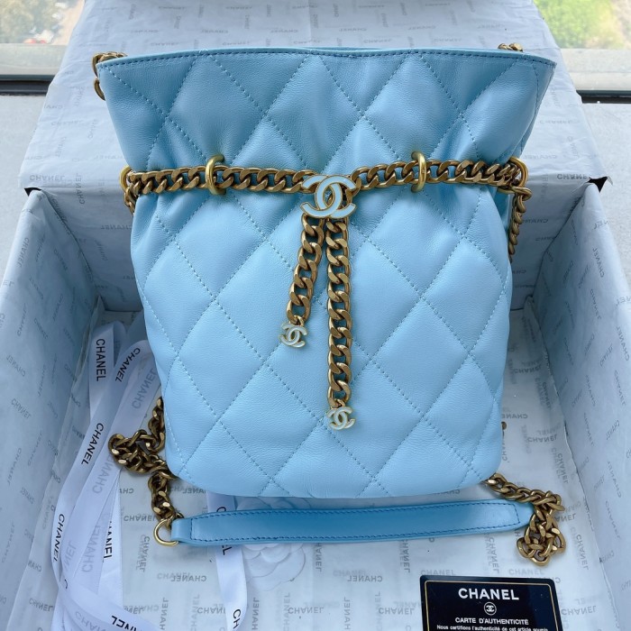 chanel1053PYD081 bucket bag
