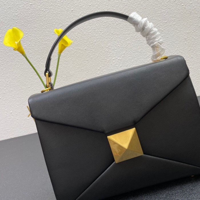 VALENTINO SMALL ONE STUD HANDBAG IN NAPPA LEATHER