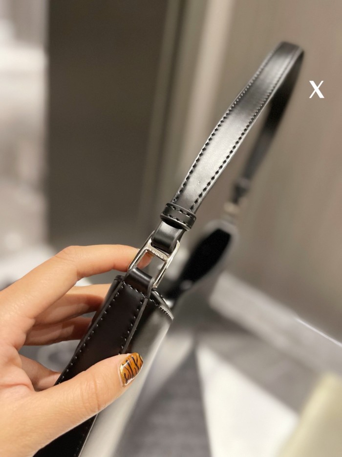 Prada Cleo brushed leather shoulder bag