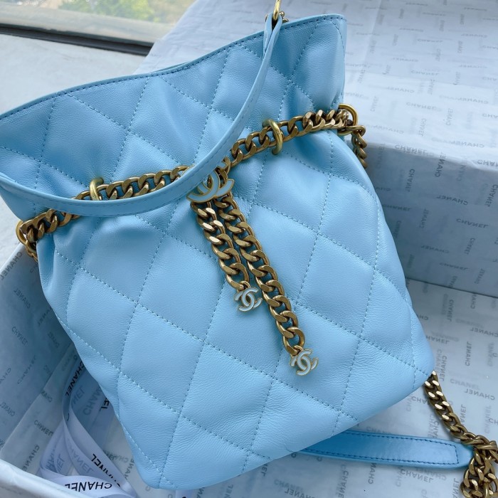 chanel1053PYD081 bucket bag