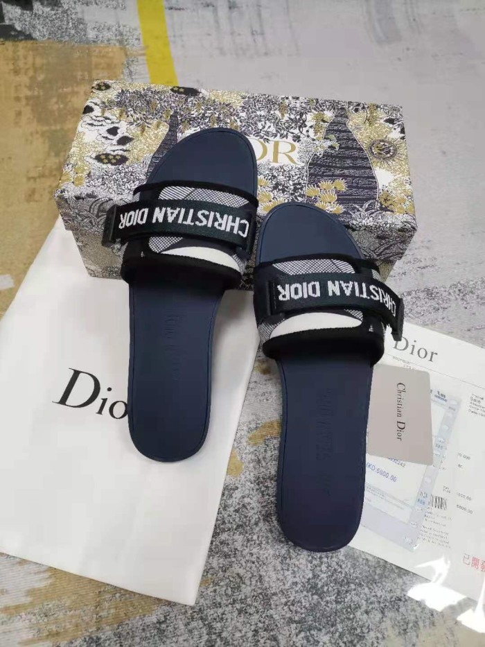 Dior 魔术贴拖鞋051