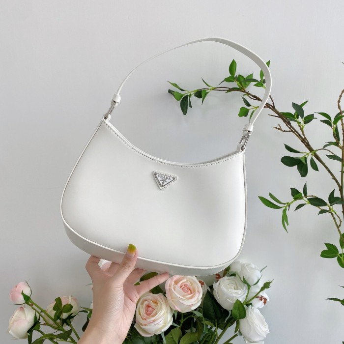 Prada Cleo brushed leather shoulder bag