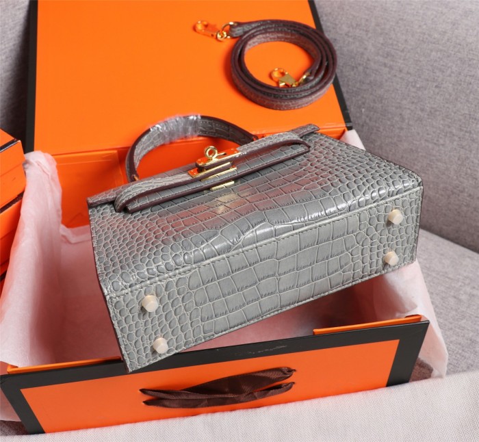 Hermes KellyⅡ XYZ091 alligator 11color 22CM