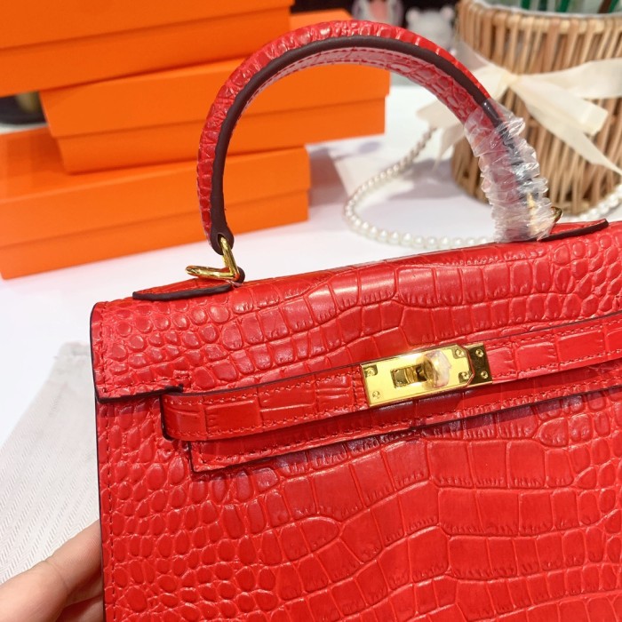 Hermes KellyⅡ XYZ091 alligator 11color 22CM