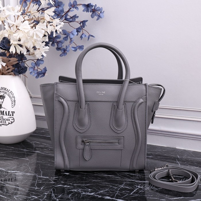 Celine880188028803XX Grained leather