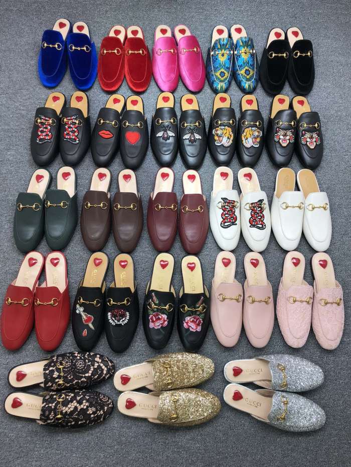 Gucci shoes loafer (35-41) 32 colors GG007 01