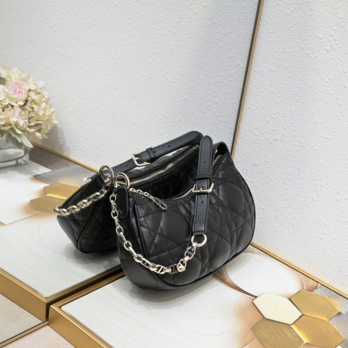 Dior CD Lounge bag 2029 Black LM051 27cm