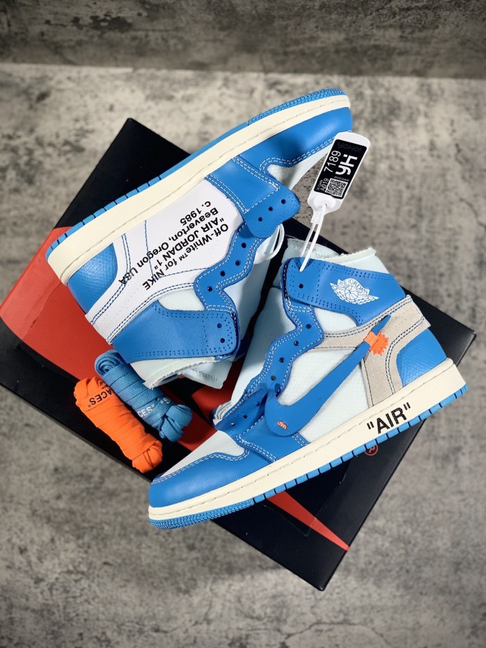 Air Jordan 1 x OFF-WHITE UNC AQ0818-148