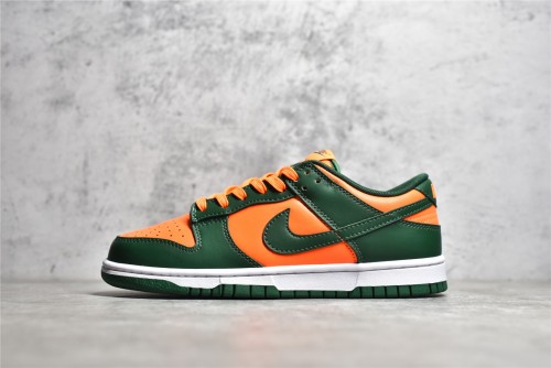 NK Dunk Low Retro Miami Hurricane DD1391-300
