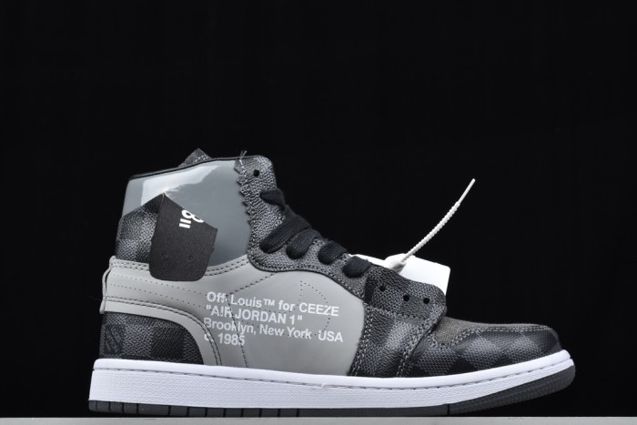 Louis Vuitton x Air Jordan 1 Check QY726210
