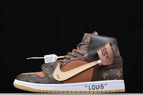 Louis Vuitton x Air Jordan 1 flower QY726210