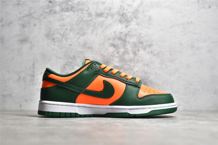 NK Dunk Low Retro Miami Hurricane DD1391-300