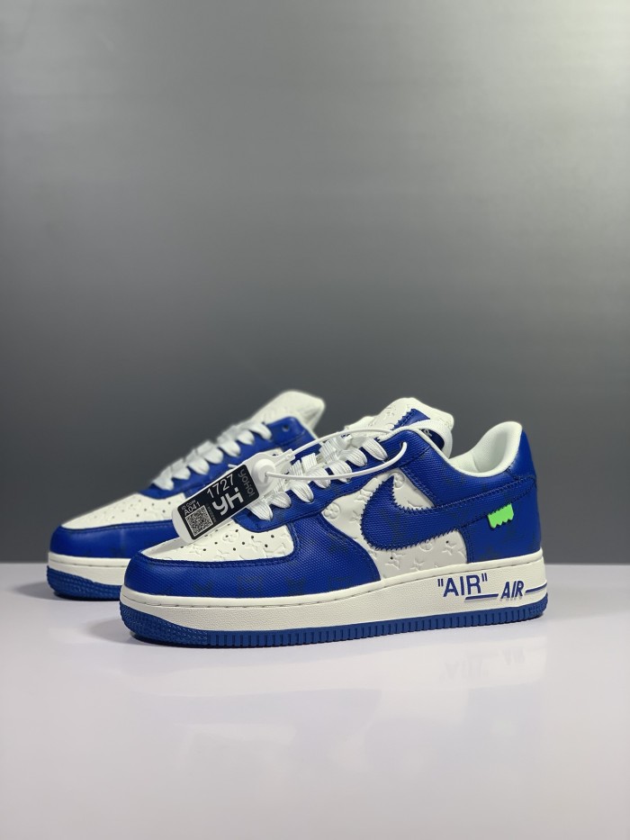 Air Force 1 LV Louis Vuitton Low Blue white 1A9VAO
