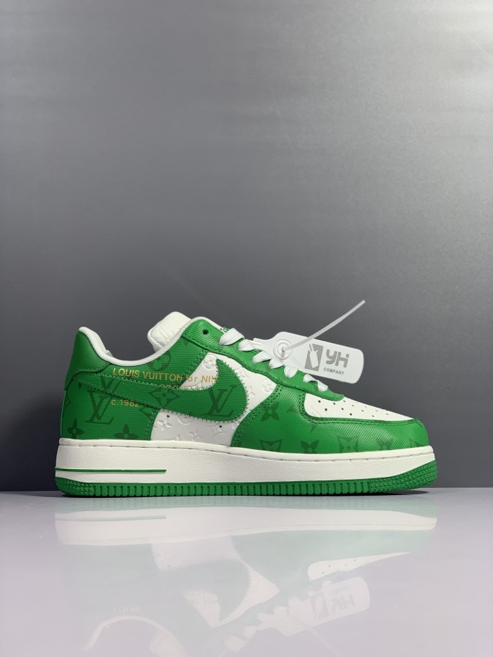 Air Force 1 LV Louis Vuitton Low Green white 1A9VA7