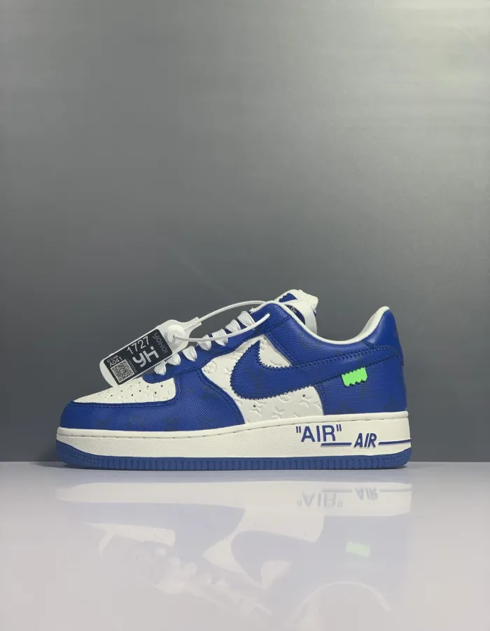 Air Force 1 LV Louis Vuitton Low Blue white 1A9VAO