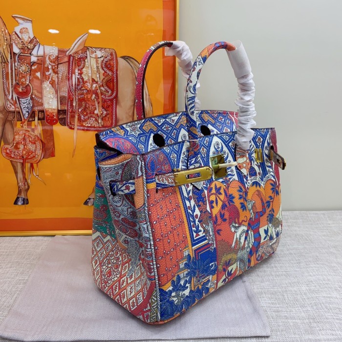 Hermes BIRKIN Painting XYZ053 30cm 02