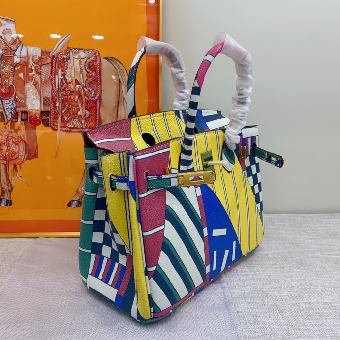 Hermes BIRKIN Painting XYZ053 30cm 02