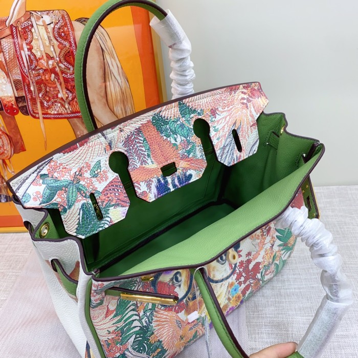 Hermes BIRKIN Painting XYZ053 30cm 02
