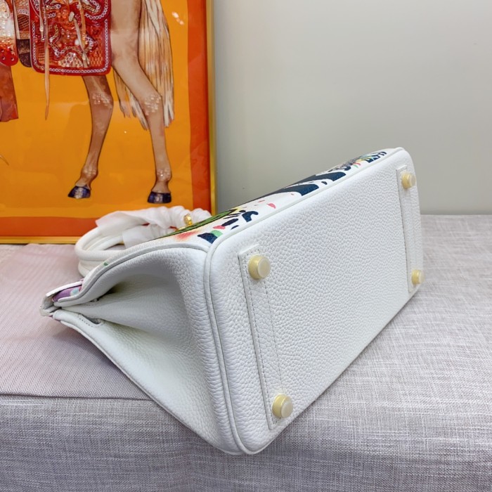 Hermes BIRKIN Painting XYZ053 30cm 02