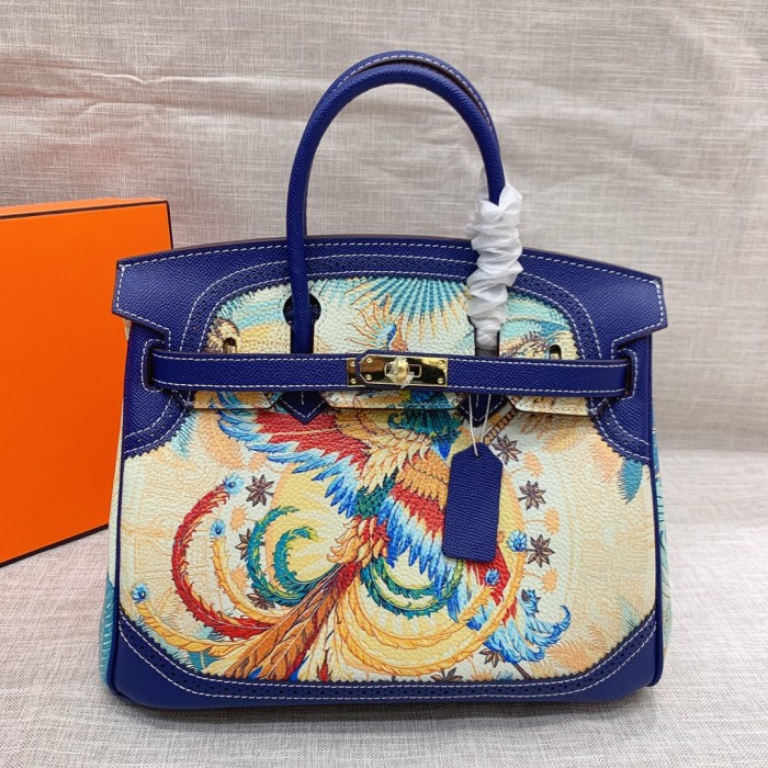Hermes BIRKIN Painting XYZ053 30cm 01