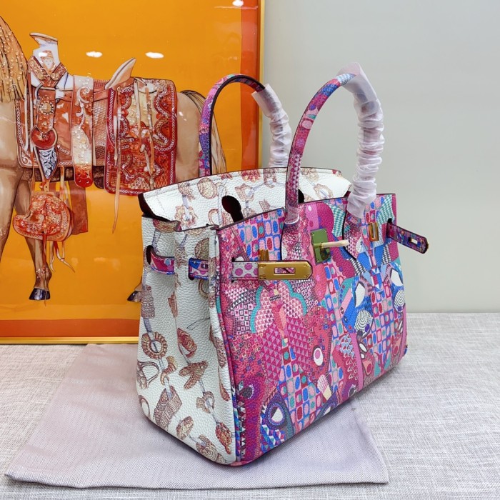 Hermes BIRKIN Painting XYZ053 30cm 02