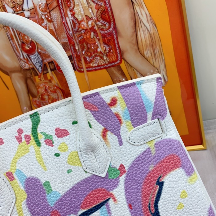 Hermes BIRKIN Painting XYZ053 30cm 02