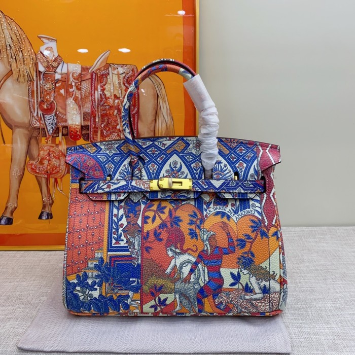 Hermes BIRKIN Painting XYZ053 30cm 02
