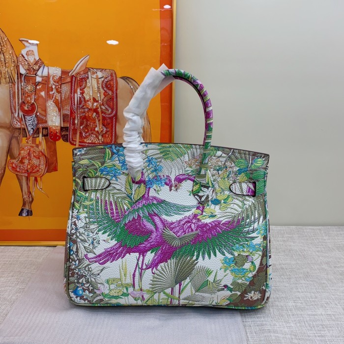 Hermes BIRKIN Painting XYZ053 30cm 02