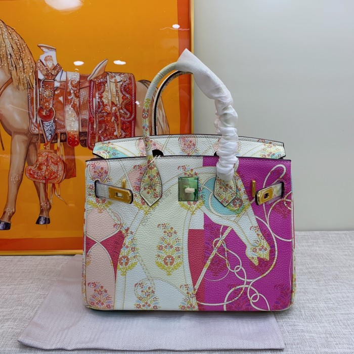 Hermes BIRKIN Painting XYZ053 30cm 02