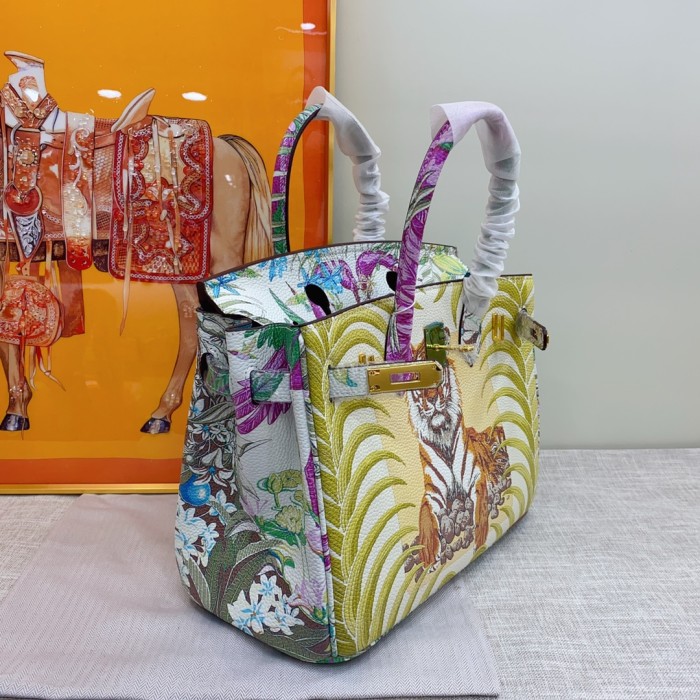 Hermes BIRKIN Painting XYZ053 30cm 02