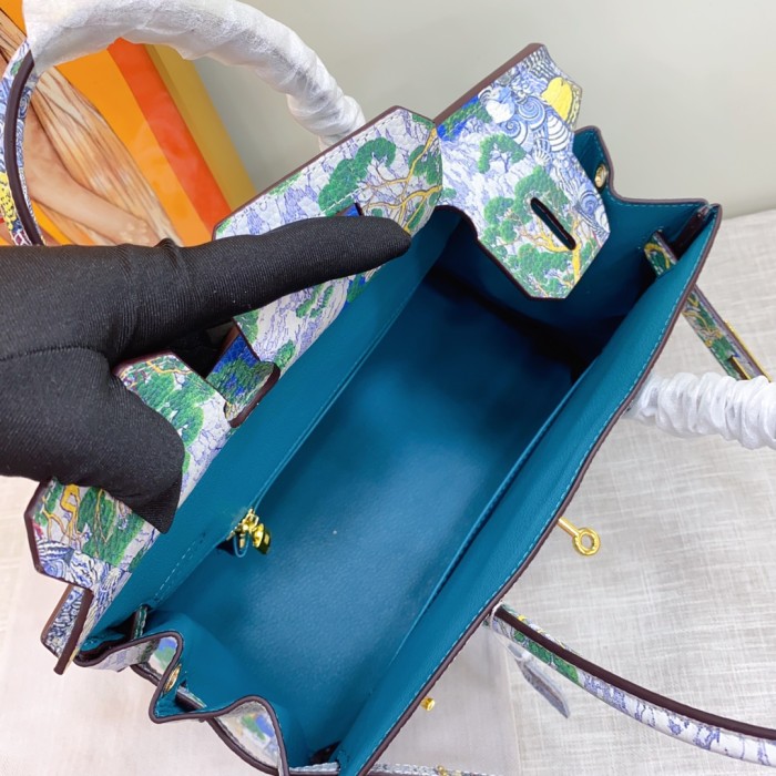 Hermes BIRKIN Painting XYZ053 30cm 02