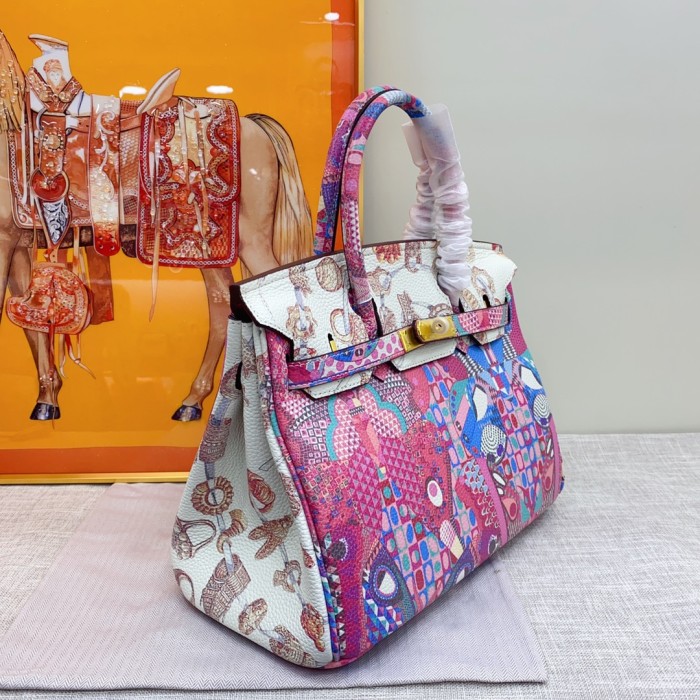 Hermes BIRKIN Painting XYZ053 30cm 02