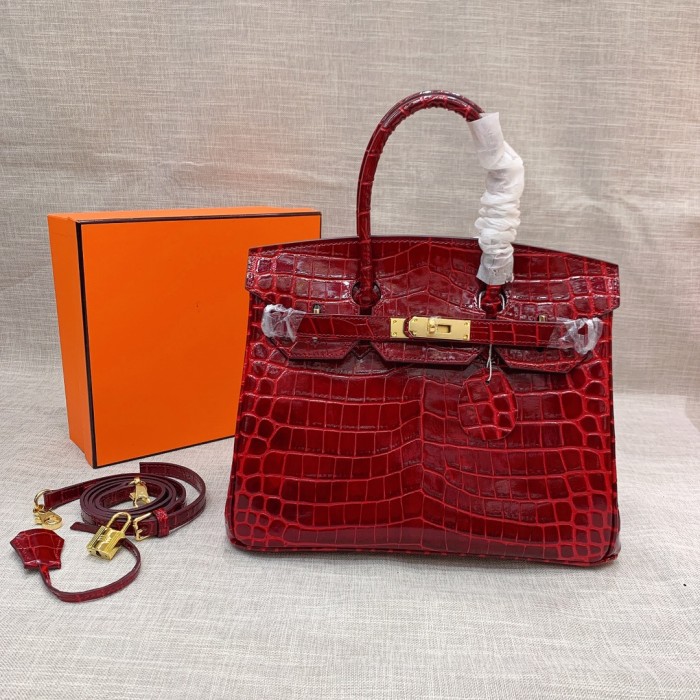 Hermes BIRKIN Crocodile print XYZ022042062 25-30-35cm