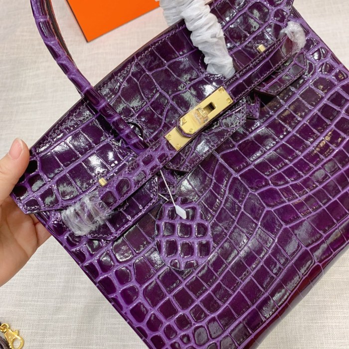 Hermes BIRKIN Crocodile print XYZ022042062 25-30-35cm
