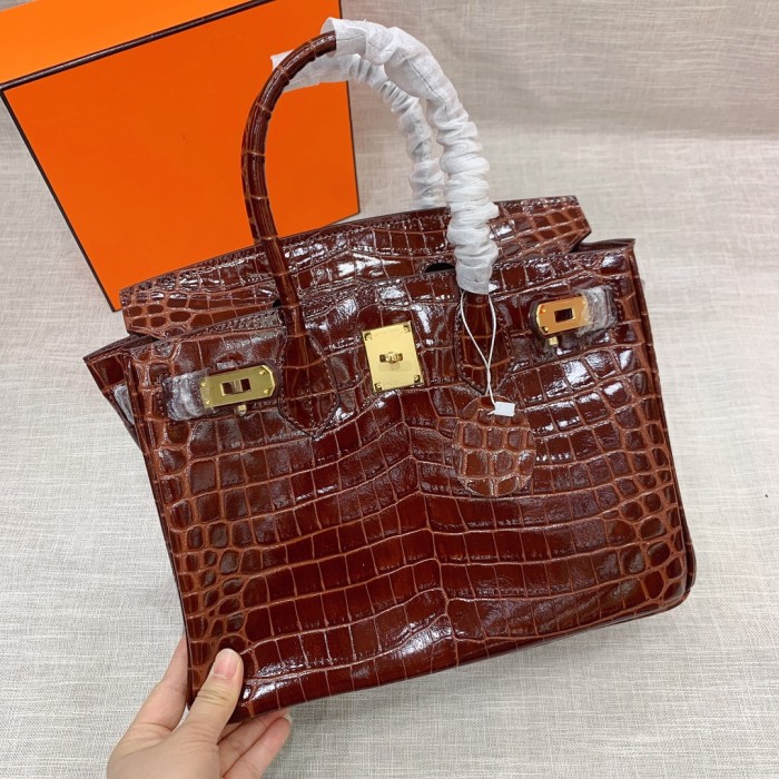 Hermes BIRKIN Crocodile print XYZ022042062 25-30-35cm