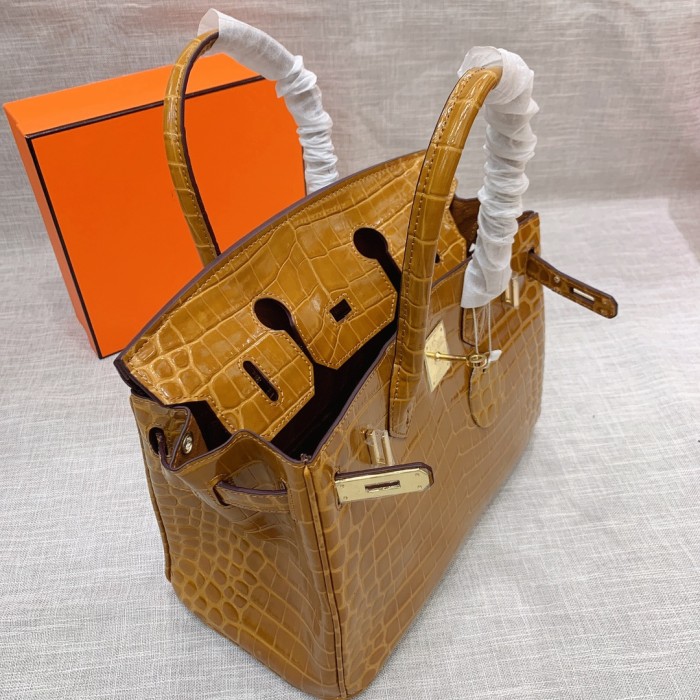 Hermes BIRKIN Crocodile print XYZ022042062 25-30-35cm