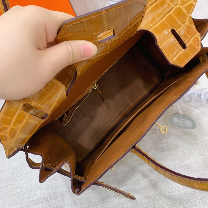Hermes BIRKIN Crocodile print XYZ022042062 25-30-35cm