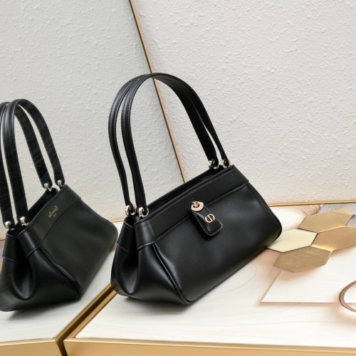 Small Dior Key Bag Black 7722 XB081 22cm