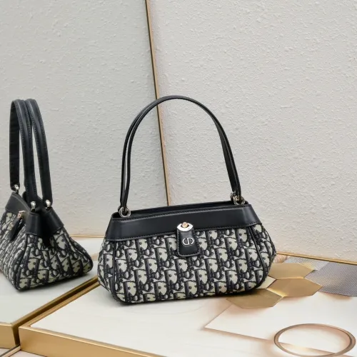 Small Dior Key Bag Blue print 7722 XB081 22cm