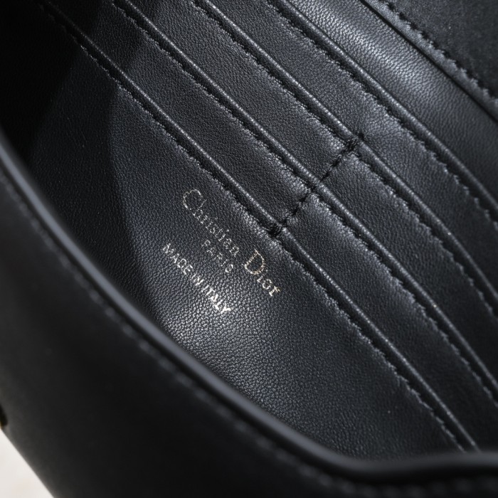Dior Bobby East-West Bag Black CD7705 XB061 21.5cm