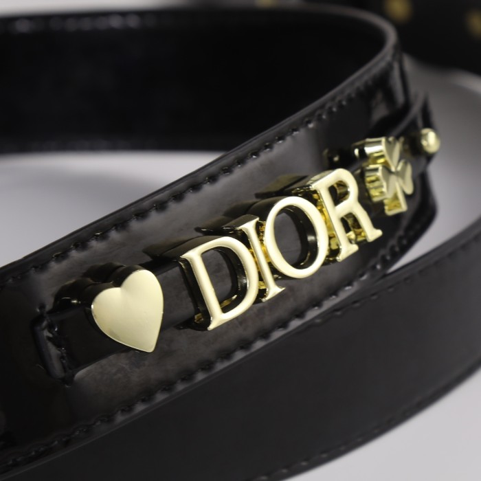 Small Lady Dior My ABCDior Bag Black gold patent leather CD2026 XB081 20cm