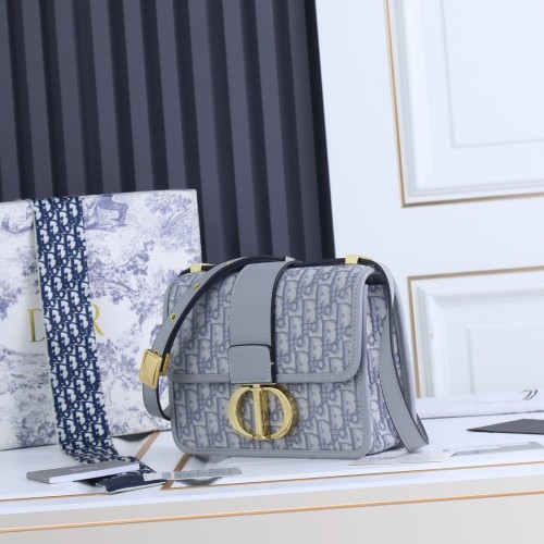 30 Montaigne Bag Gray print CD-1001 XB071 24cm