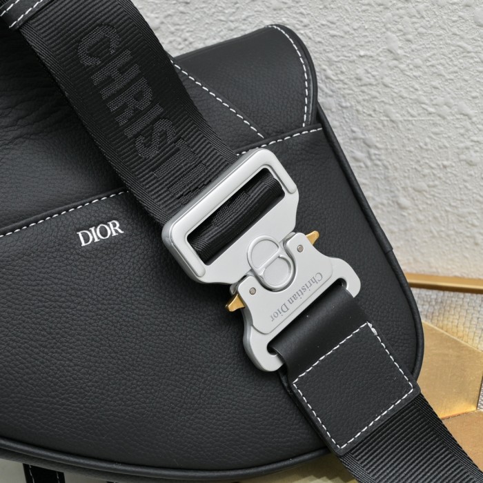Saddle Bag Black silk screen CD-1040 XB032 28cm