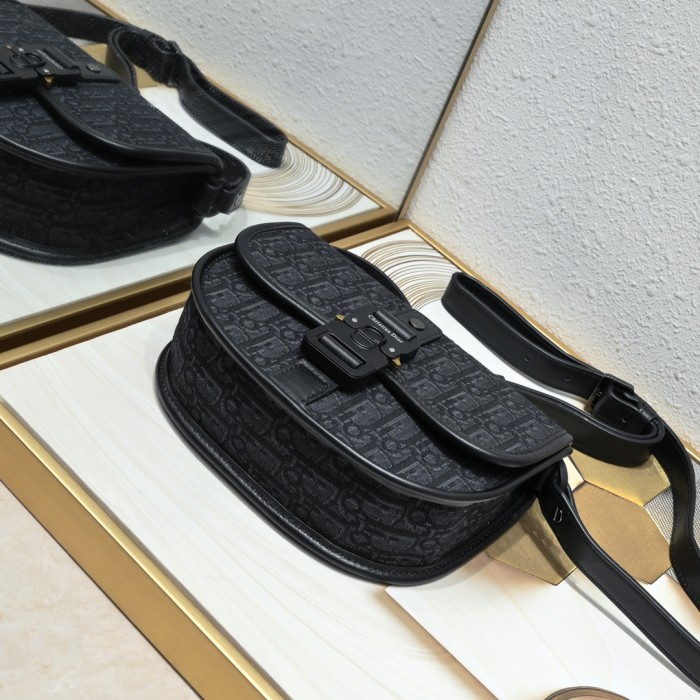 Mini Dior Tears Gallop Bag Black print 1070 XB002 20.5cm