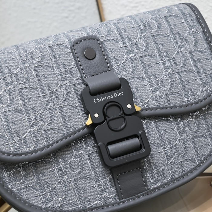Mini Dior Tears Gallop Bag Gray print 1070 XB002 20.5cm