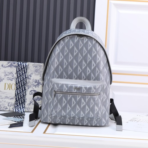 Large Rider Backpack Gray canvas 6601 LM032 30cm