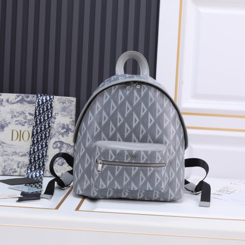 Small Rider Backpack Gray canvas 6601 LM022 28cm