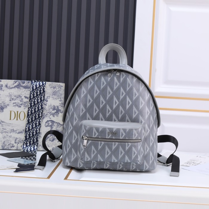 Small Rider Backpack Gray canvas 6601 LM022 28cm