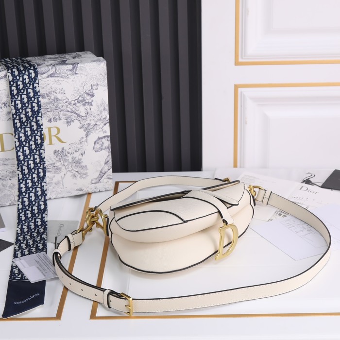Saddle Bag White 6677 XB012 25.5cm