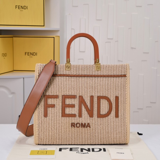 Sunshine Medium Tote Bag Beige straw 9914 LM042 31cm